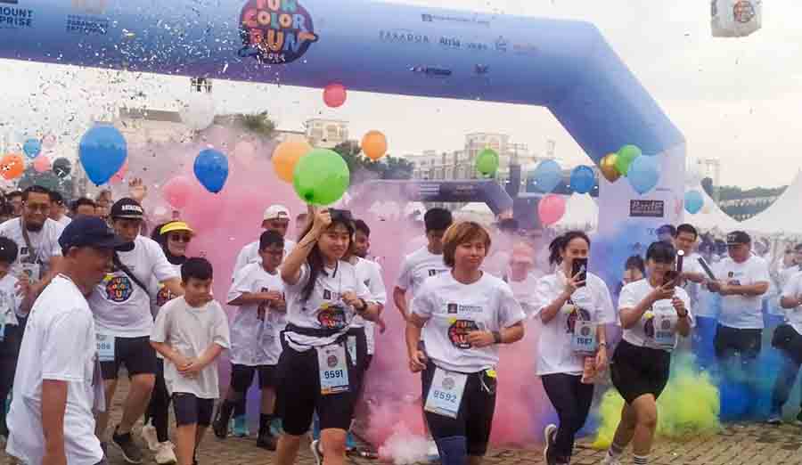 Ribuan Peserta Fun Color Run Meriahkan Gading Serpong - Freemagz.id